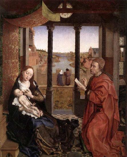 WEYDEN, Rogier van der St Luke Drawing a Portrait of the Madonna china oil painting image